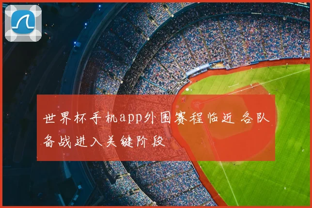 世界杯手机app外围赛程临近 各队备战进入关键阶段