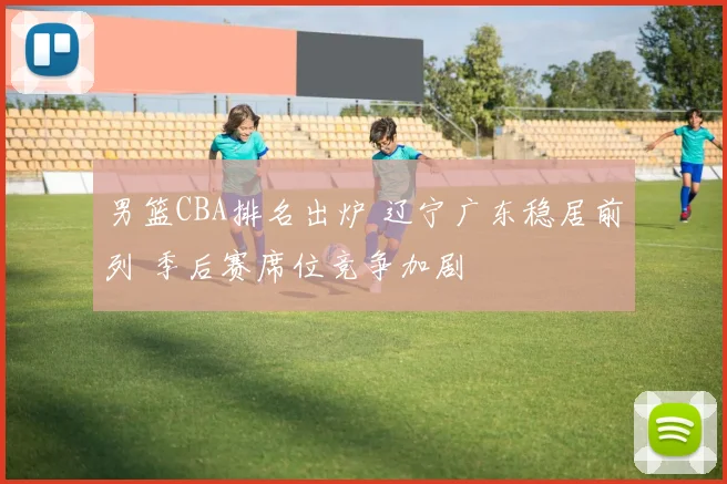 男篮CBA排名出炉 辽宁广东稳居前列 季后赛席位竞争加剧